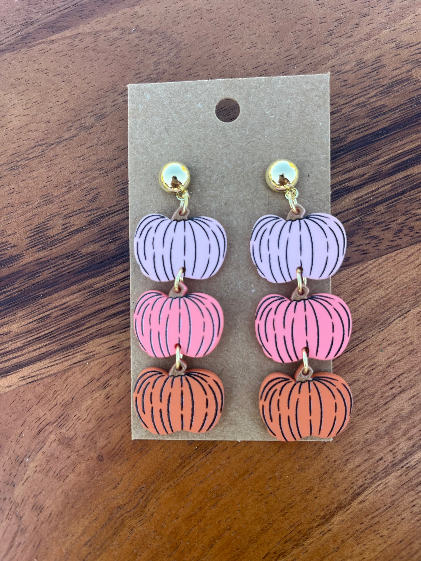 Pumpkin earrings
