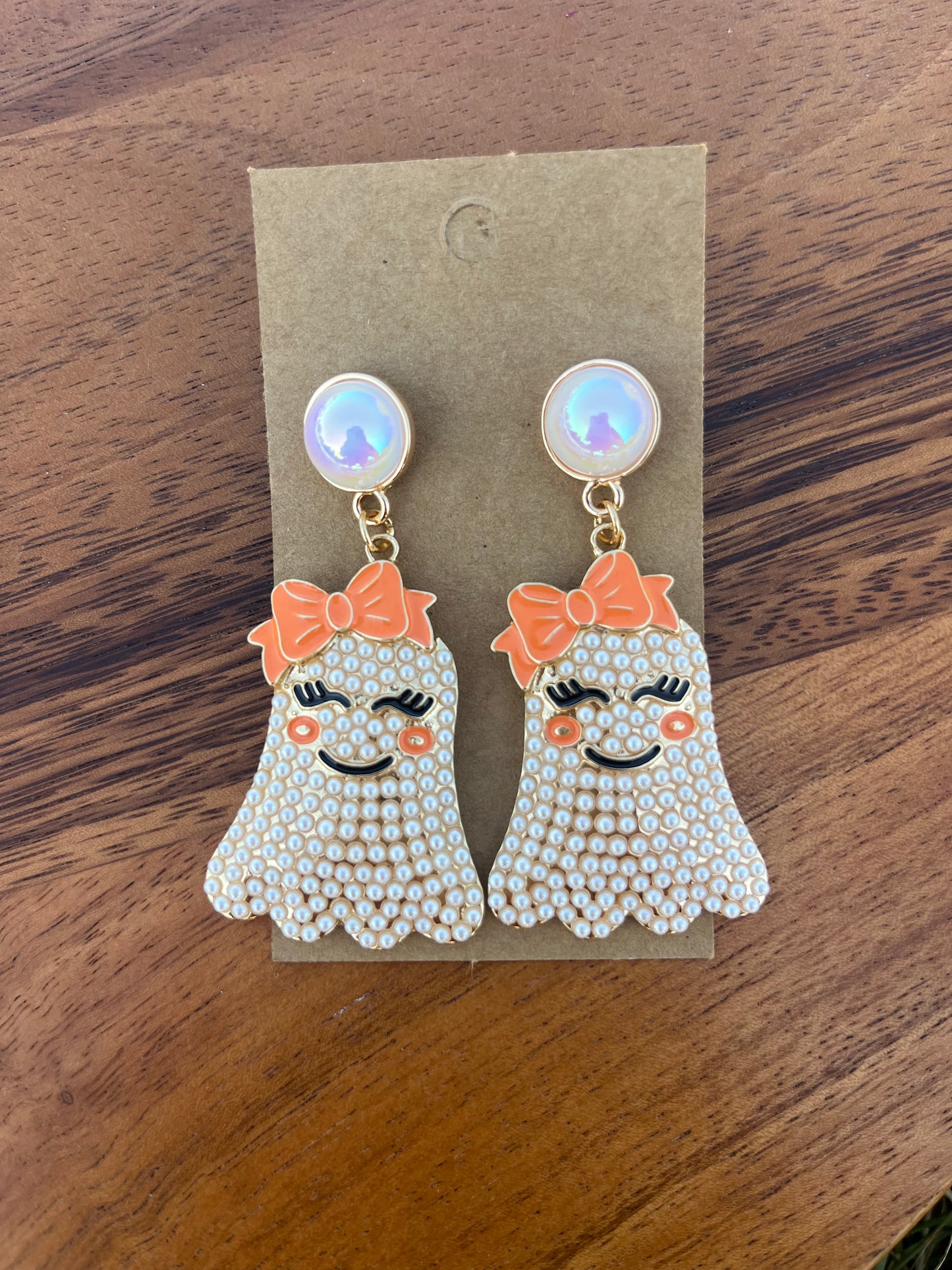 Halloween ghost earrings